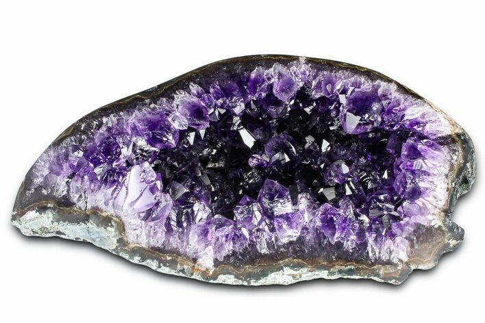 Sparkly, Dark Purple Amethyst Geode - Uruguay #378169